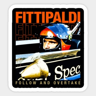 Emerson Fittipaldi 1972 Champion Retro Sticker